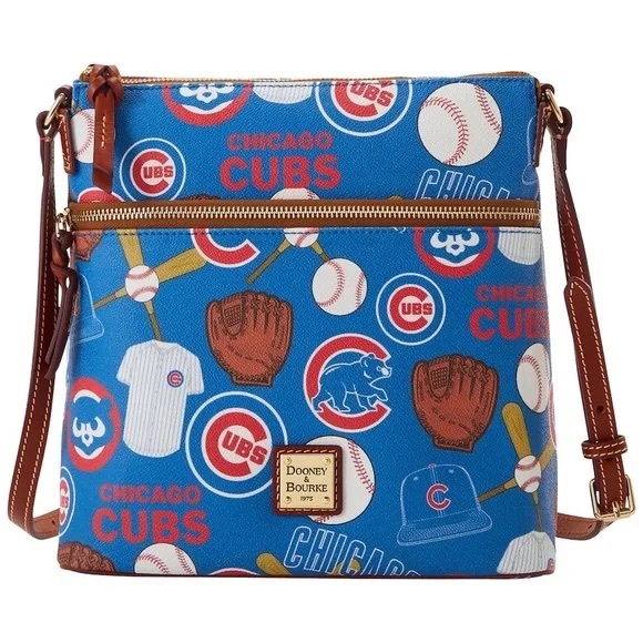 Dooney & Bourke Chicago Cubs Blue Game Day Crossbody Purse NWT - Picture 5 of 9